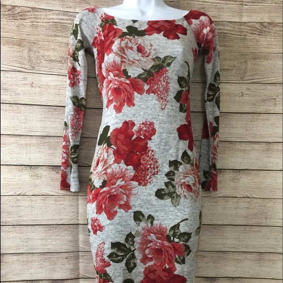 Last Best Seller off shoulder floral bodycon dress - Picture 5 of 7